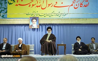رهبر معظم انقلاب : مسئله فلسطین یک مسئله اسلامی است و ارتباطی به عرب و عجم ندارد