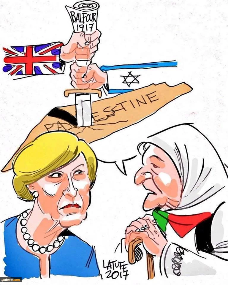 کاریکاتور روزخنجری در قلب ملت فلسطین! 2