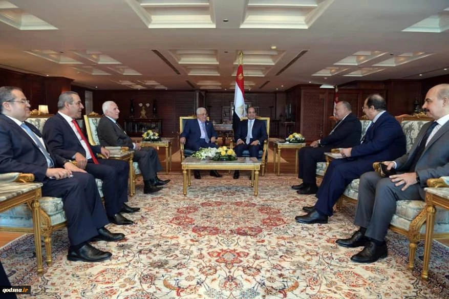 به همراه تصاویرابومازن با عبدالفتاح السیسی در شرم الشیخ دیدار و گفتگو کرد 2