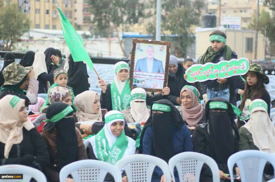 به روایت تصاویرحضور گسترده مردم غزه در جشن سی و یکمین سالگرد تاسیس حماس 3