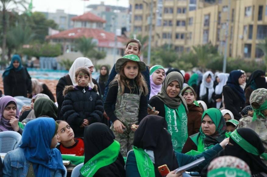 به روایت تصاویرحضور گسترده مردم غزه در جشن سی و یکمین سالگرد تاسیس حماس 5