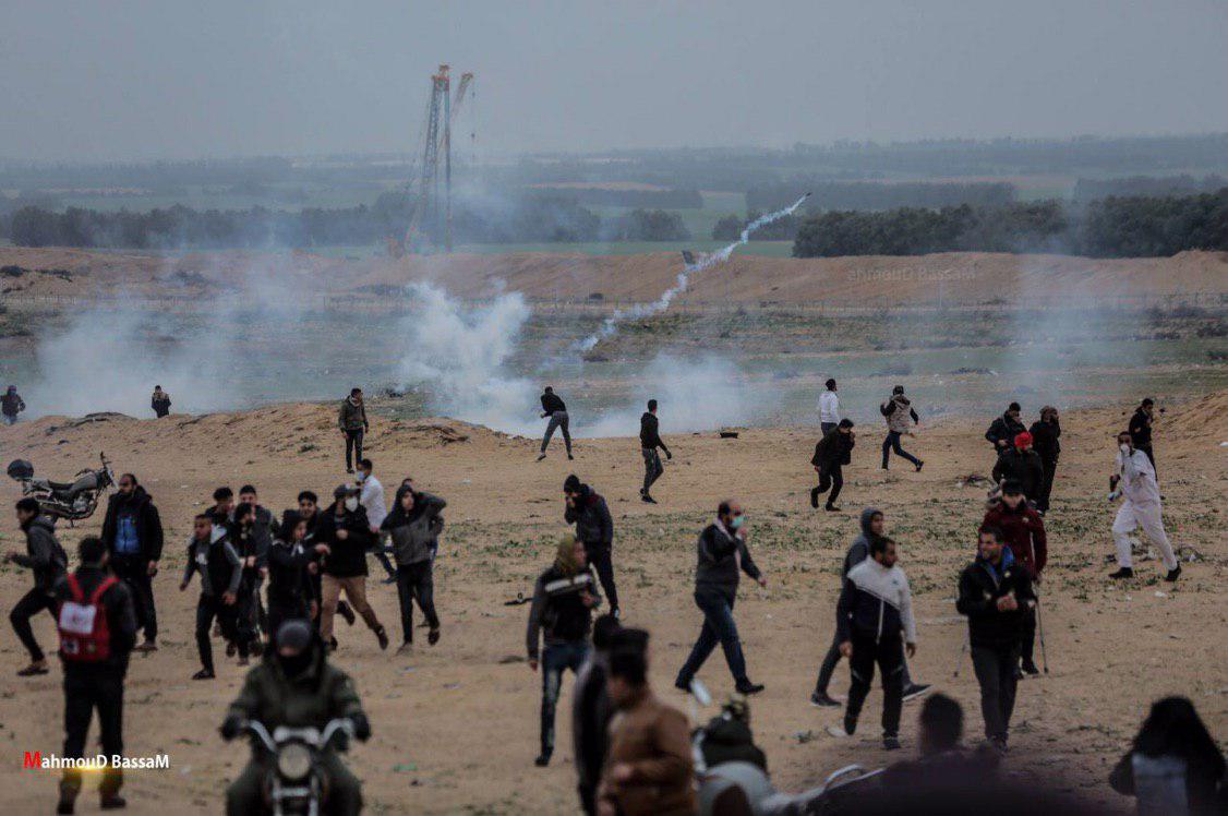 شهادت یک فلسطینی در چهلمین راهپیمایی بازگشت در مرزهای غزه+ تصاویر 5