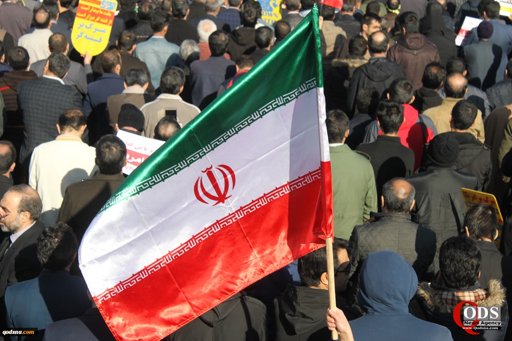 مراسم بزرگداشت حماسه ۹ دی در تهران از زاویه دوربین قدسنا 2