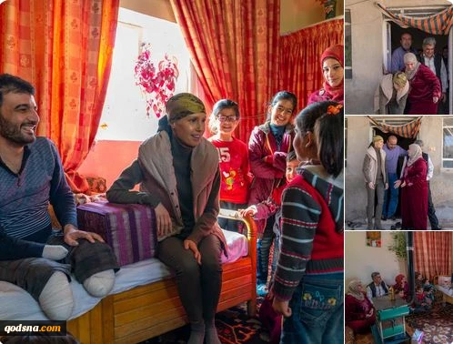 بازدید «اسماء الاسد» از منزل جانباز سوری به روایت تصاویر 7