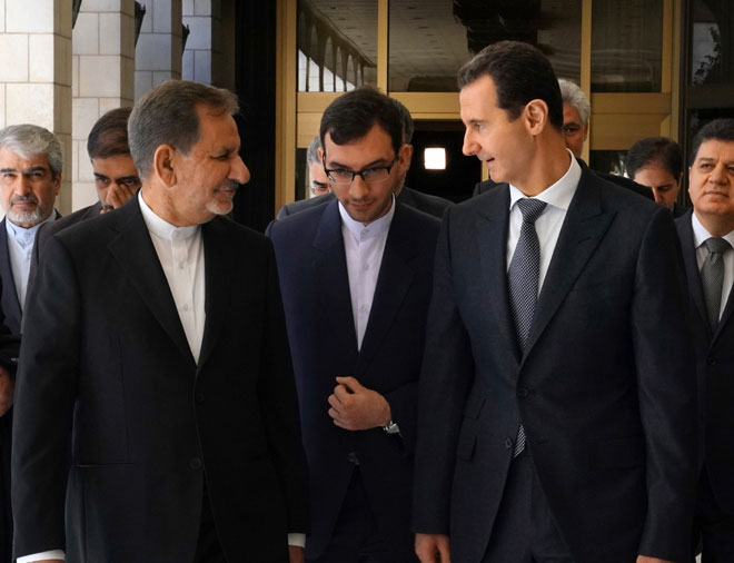 در ادامه سفر به سوریه؛

جهانگیری با بشار اسد دیدار و گفتگو کرد امضای 11 توافق همکاری در بخش‎های مختلف+ تصاویر 4