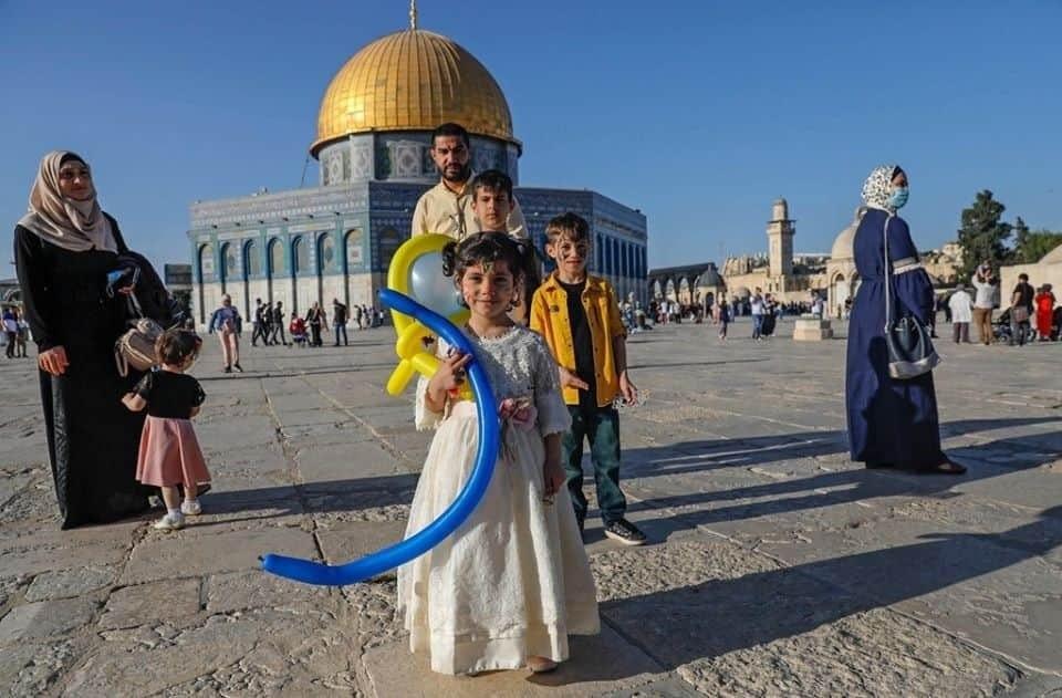 منابع فلسطینی گزارش دادند:برگزاری نماز عید قربان با حضور با شکوه فلسطینی ها در مسجدالاقصی و دیگر شهرها+تصاویر 8