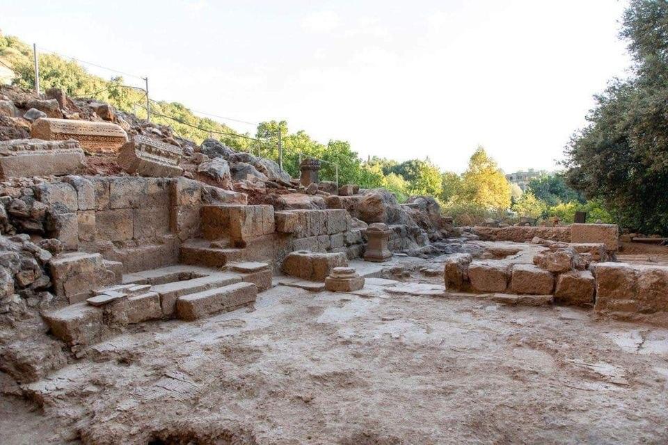 کشف کلیسای دروان بیزانس در جریان حفاری‎ها در شهر  بانیاس در شمال فلسطین 4