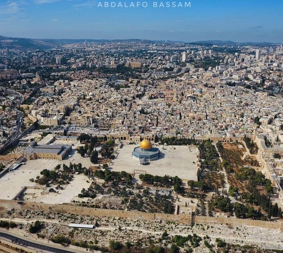 تصویر هوایی از  مسجدالاقصی؛ قبله اول مسلمانان جهان  2