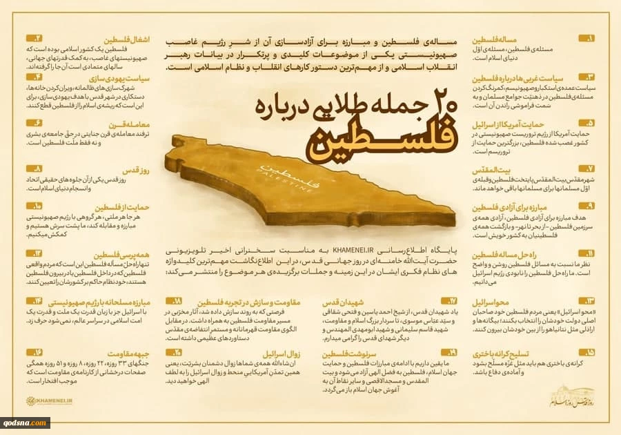 20 جمله طلایی درباره فلسطین 3