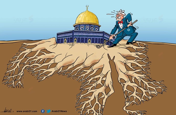 کاریکاتور روزنقش ابومازن در درگیری اخیر میان مقاومت فلسطین و ارتش رژیم صهیونیستی؛ ناظر داوری! 5