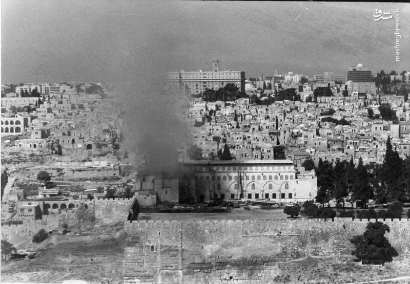 51 سال پیش در قدس شریف چه گذشت؟مسجدالاقصی در آتش فتنه صهیونیست‌ها (تصاویر) 5