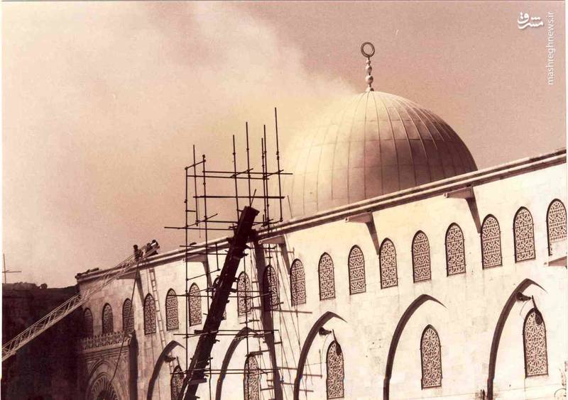 51 سال پیش در قدس شریف چه گذشت؟مسجدالاقصی در آتش فتنه صهیونیست‌ها (تصاویر) 6