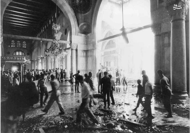 51 سال پیش در قدس شریف چه گذشت؟مسجدالاقصی در آتش فتنه صهیونیست‌ها (تصاویر) 9