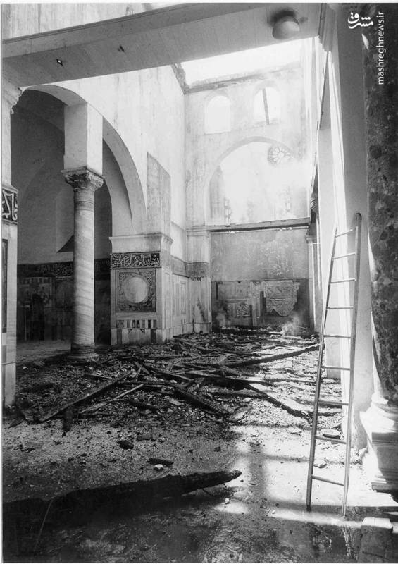 51 سال پیش در قدس شریف چه گذشت؟مسجدالاقصی در آتش فتنه صهیونیست‌ها (تصاویر) 12
