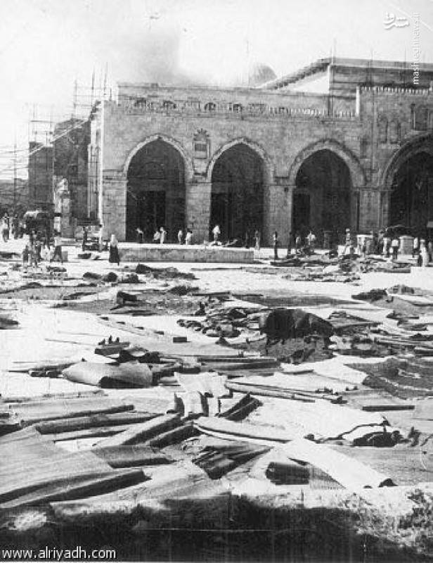 51 سال پیش در قدس شریف چه گذشت؟مسجدالاقصی در آتش فتنه صهیونیست‌ها (تصاویر) 13