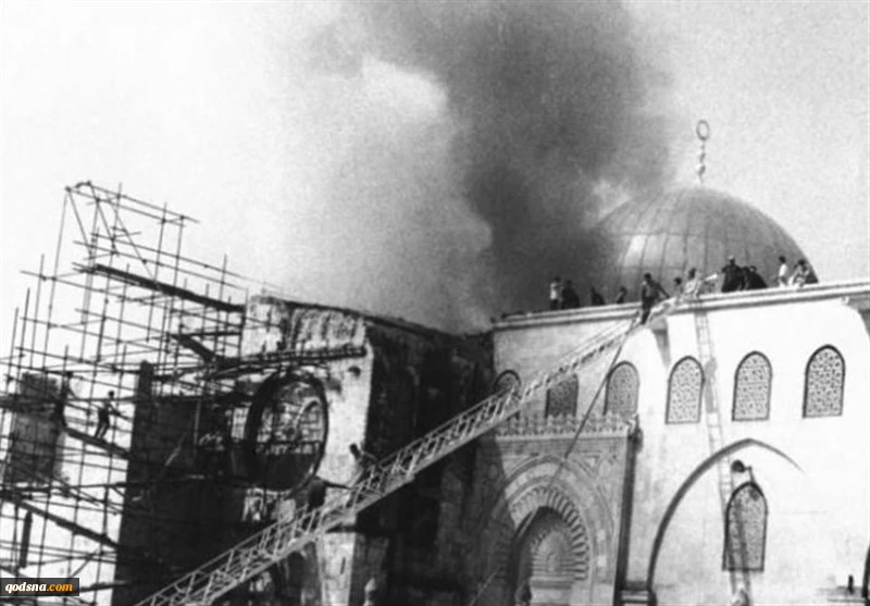 51 سال پیش در قدس شریف چه گذشت؟مسجدالاقصی در آتش فتنه صهیونیست‌ها (تصاویر) 21