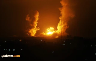 الطائرات الحربية الإسرائيلية تشن سلسلة غارات على مواقع بقطاع غزة