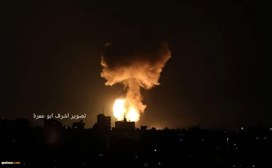 بامداد امروز رخ داد؛تجاوز هوایی و توپخانه‌ای رژیم صهیونیستی به نوار غزه پرتاب موشک استرلا به سوی جنگنده‌های صهیونیستی 3