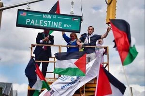 US: Thousands celebrate as New Jersey city renames busy street 'Palestine Way'