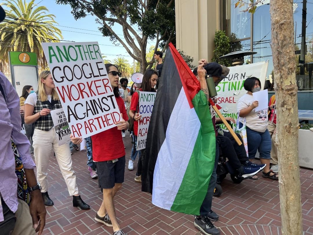 Google, Amazon workers protest recent billion-dollar contract with Israel