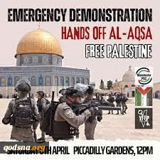 Palestine supporters in Manchester to hold emergency demonstration over attack on Al-Aqsa
