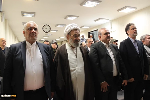 گزارش تصویری از مراسم یادواره شهدای خبرنگار فلسطینی در جنگ غزه (منادیان الاقصی)  2