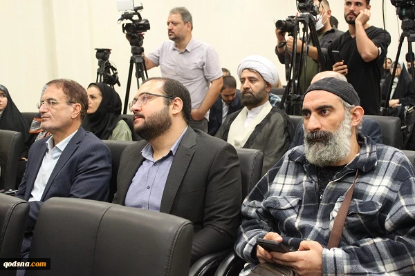گزارش تصویری از مراسم یادواره شهدای خبرنگار فلسطینی در جنگ غزه (منادیان الاقصی)  2