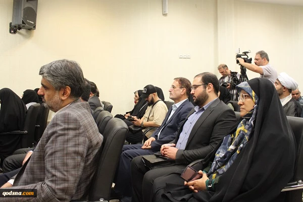 گزارش تصویری از مراسم یادواره شهدای خبرنگار فلسطینی در جنگ غزه (منادیان الاقصی)  2