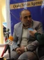 مدیرکل کمیته امداد استاد تهران در غرفه خبرگزاری قدس در بیست و چهارمین نمایشگاه رسانه های ایران