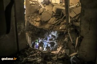 صهیونیست ها کمک های بشردوستانه را در پناهگاه فلسطینیان به آتش کشیدند