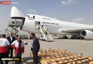 وصول المساعدات الإنسانية الإيرانية إلى سكان غزة