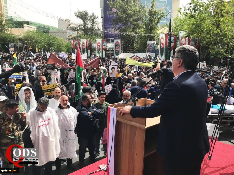 People of Tehran hold rally to condemn Israeli crimes 5