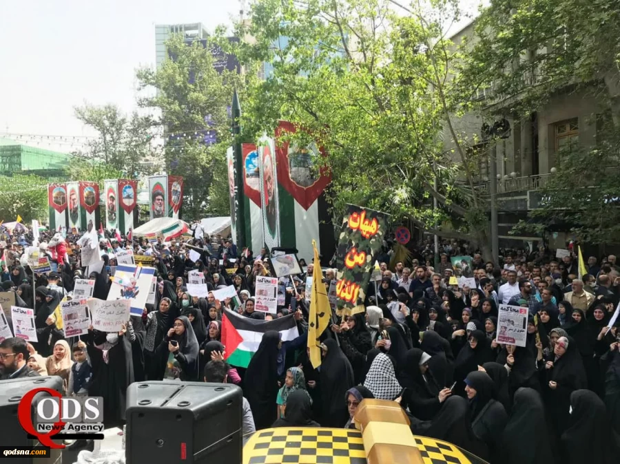 People of Tehran hold rally to condemn Israeli crimes 7