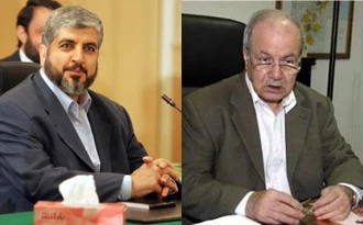 رایزنی خالد مشعل و فاروق قدومی در دمشق