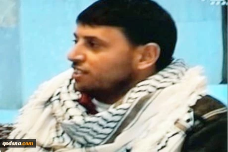 پدر انقلاب لیبی با چفیه فلسطین+عکس