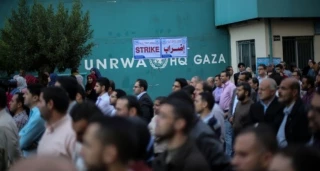 بمشاركة 13 ألف موظف..

إضراب شامل لمؤسسات "الأونروا" في غزة