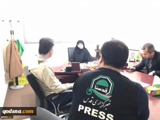 كريمة الإمام الخميني(رض) تستقبل كادر وكالة القدس للانباء(قدسنا)