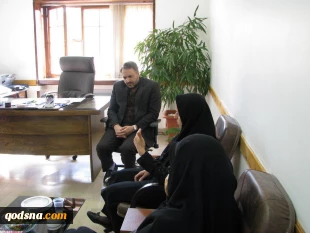 دیدار دبیر جمعیت دفاع از ملت فلسطین استان اصفهان با قائم مقام صدا و سیمای این استان 2