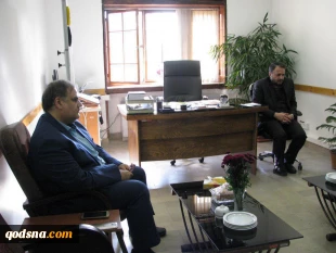 دیدار دبیر جمعیت دفاع از ملت فلسطین استان اصفهان با قائم مقام صدا و سیمای این استان 4