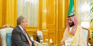 گفت‌وگوی گوترش و بن‌سلمان درباره یمن