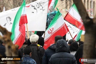 «تابوت استبداد» بر دوش راهپیمایان