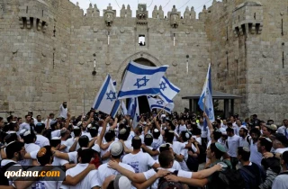 سیلی بزرگ به صهیونیست‌ها در قلب تل‌آویو؛ برافراشته شدن پرچم فلسطین در مسابقات یوروویژن/اقدام تحریک آمیز شهرک‌نشینان در قدس اشغالی با عنوان "راهپیمایی رقص پرچم"