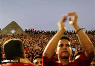شعار های ضد اسرائیلی توسط هواداران مصری در بازی با افریقای جنوبی در جام ملت های افریقا