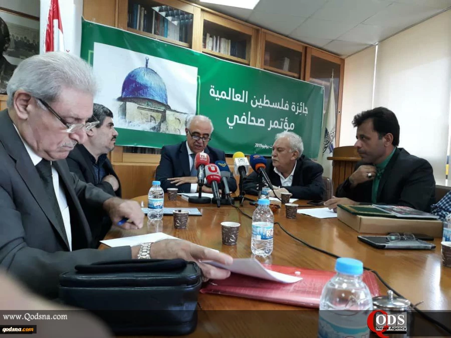 Meeting of the Palestinian Writers Union and Lebanon and Arabic literary figures from the Palestine World Prize 8