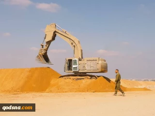 ادامه احداث خاکریز در مرزهای غزه/ هراس اشغالگران از عملیات مقاومت