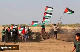 راهپیمایی ضد اشغالگری فلسطینیان در هفتاد و یکمین جمعه بازگشت+ تصاویر 2