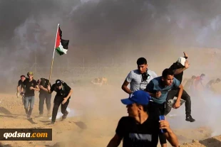 راهپیمایی ضد اشغالگری فلسطینیان در هفتاد و یکمین جمعه بازگشت+ تصاویر 9