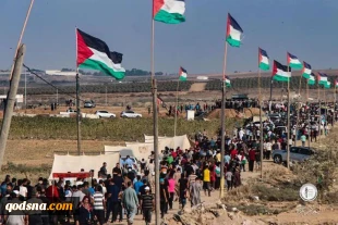 راهپیمایی ضد اشغالگری فلسطینیان در هفتاد و یکمین جمعه بازگشت+ تصاویر 11