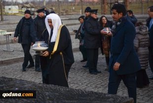 علنی شدن گامهای رژیم سعودی برای عادی سازی روابط با اشغالگران قدس/ دعای هیئت سعودی برای یهودیان در محل اردوگاه ادعایی هولوکاست+تصاویر 2