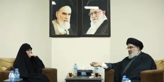 دیداردخترسردارسلیمانی باسید حسن‌نصرالله+فیلم